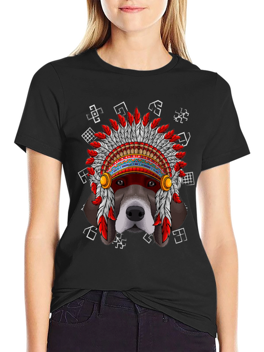 Dog Headdress T-Shirt