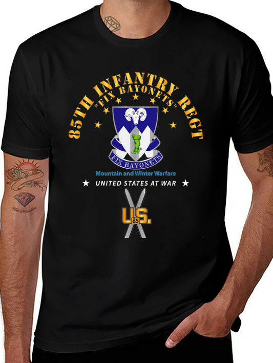 85th Infantry Regiment Fix Bayonets T-Shirt