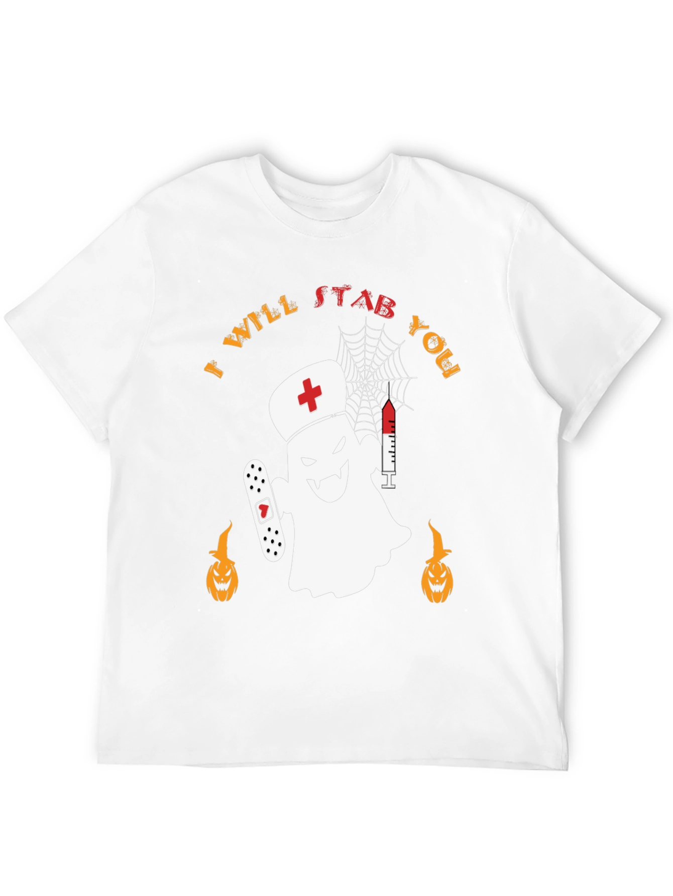 Spooky Nurse Ghost Halloween T-Shirt