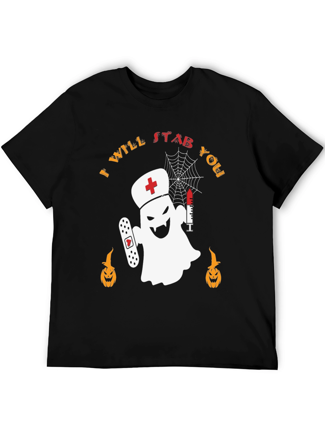 Spooky Nurse Ghost Halloween T-Shirt
