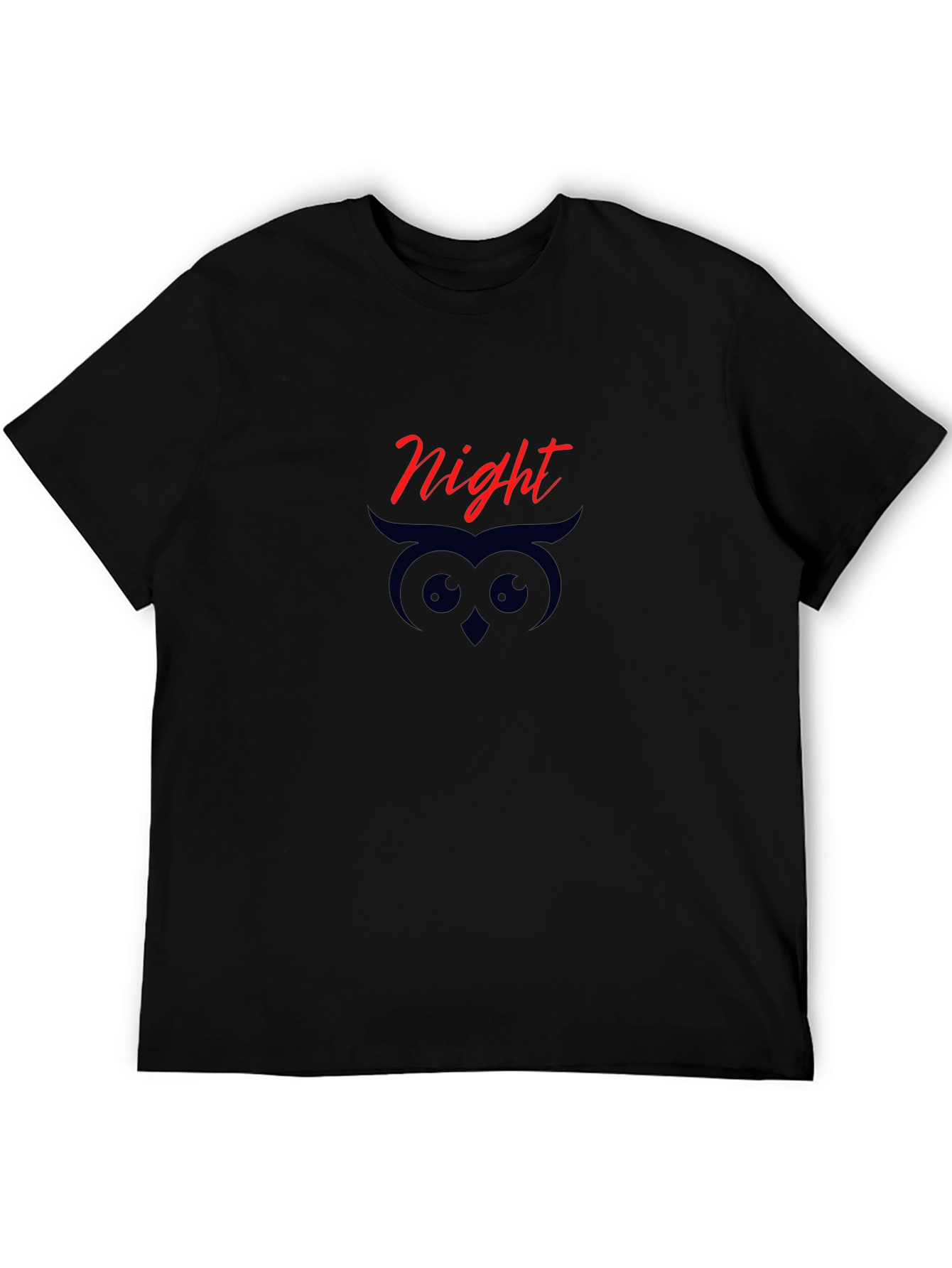 Night Owl Graphic Tee - Black
