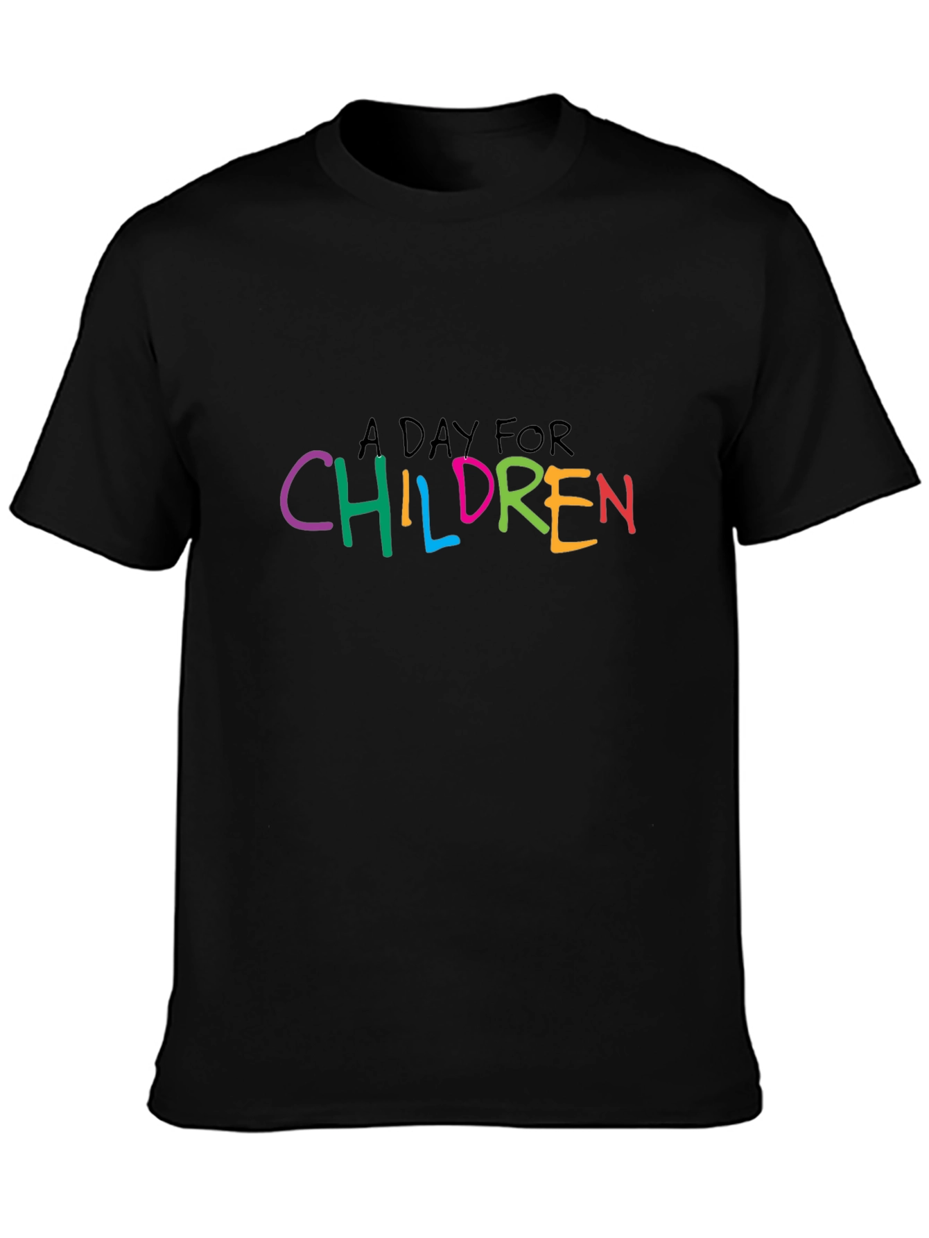 A Day for Children Black Tee