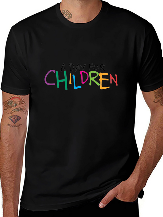 A Day for Children Black Tee