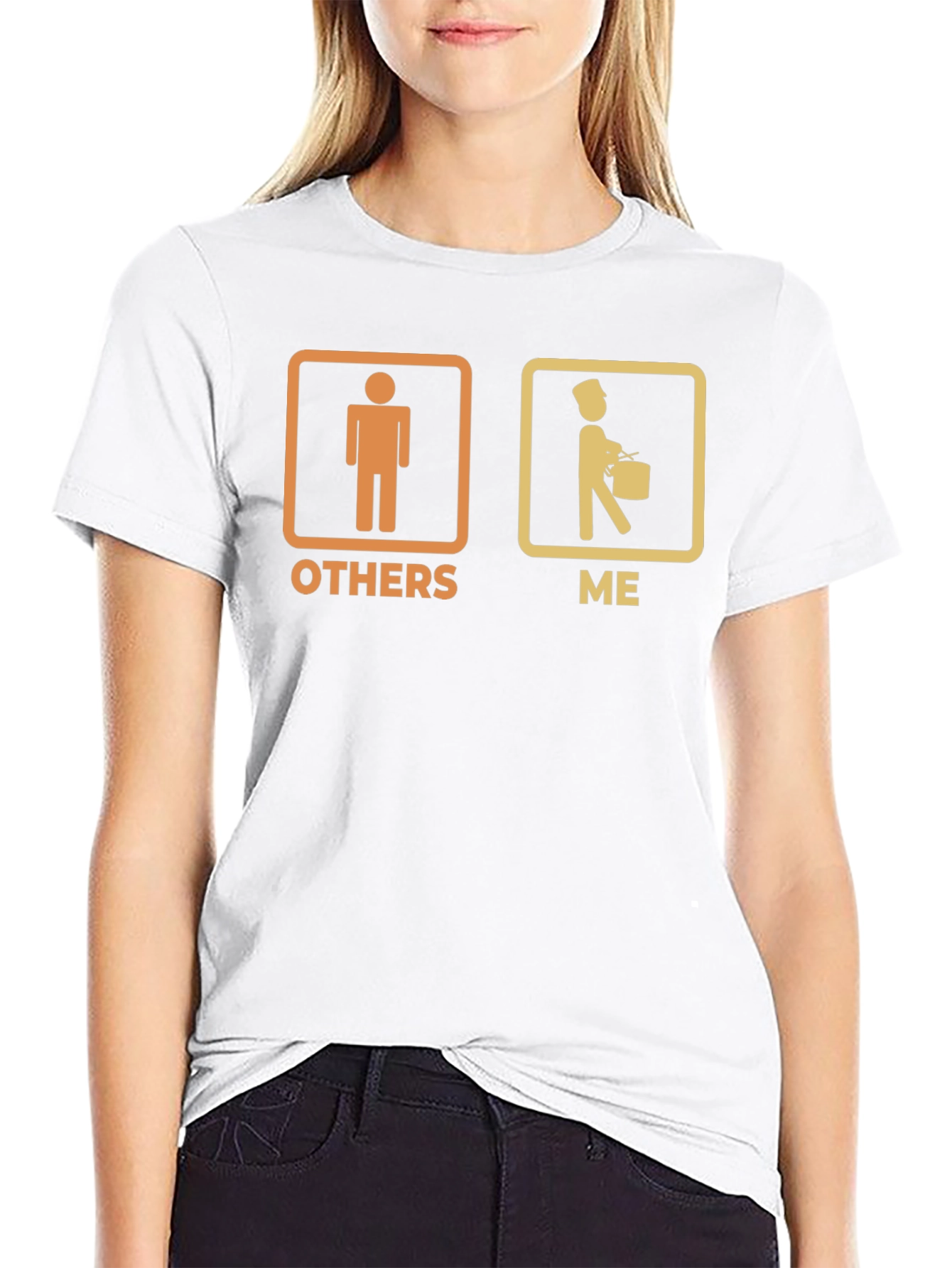 Funny Band Drummer Graphic Tee