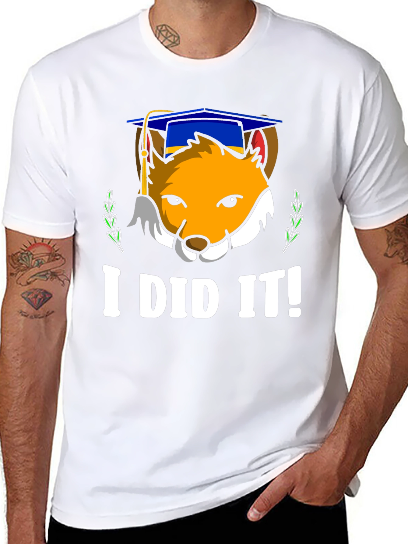 Graduation Fox T-Shirt - I Did It!