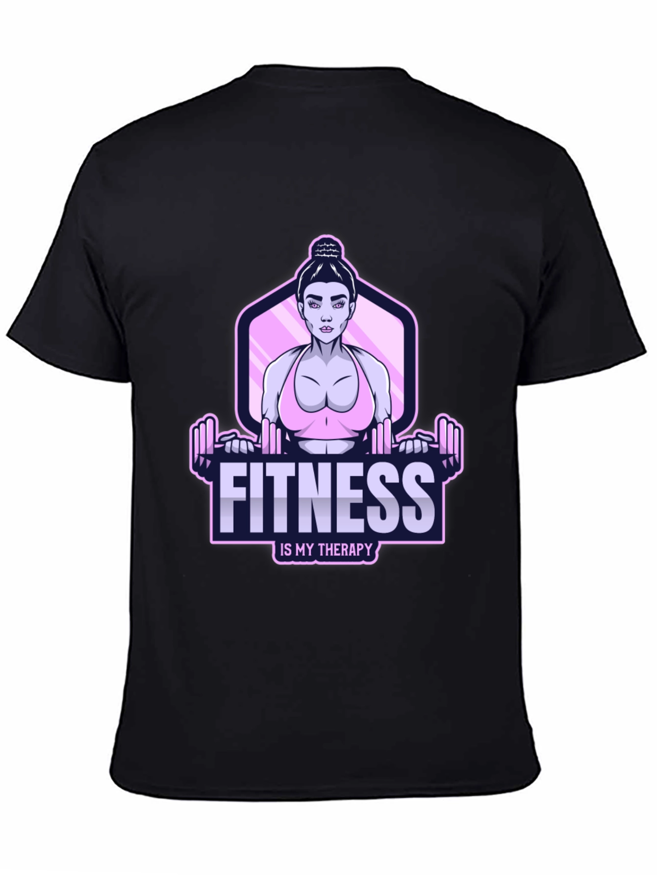 Fitness Therapy Graphic Tee - Workout Motivation Shirt