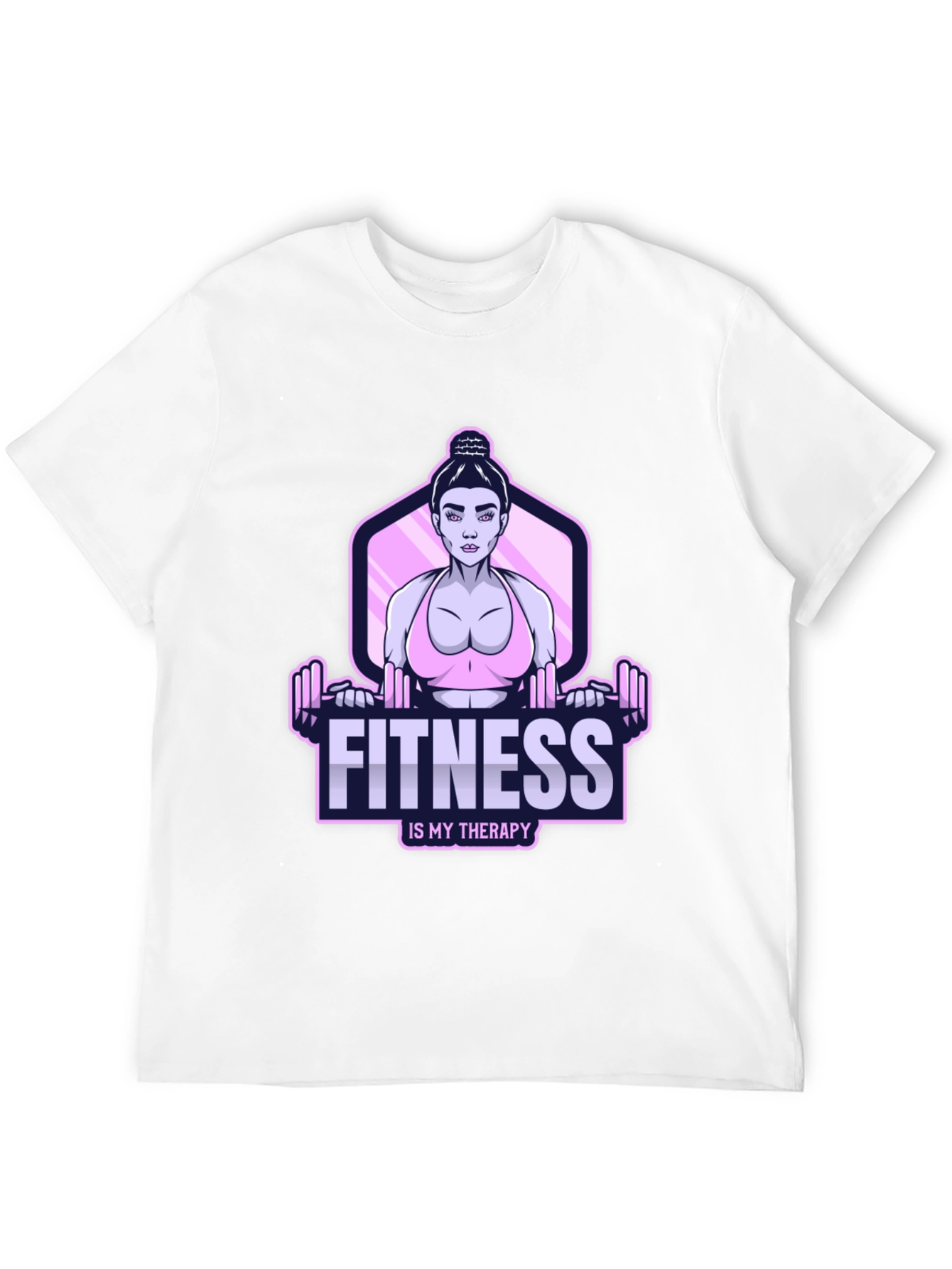 Fitness Therapy Graphic Tee - Workout Motivation Shirt