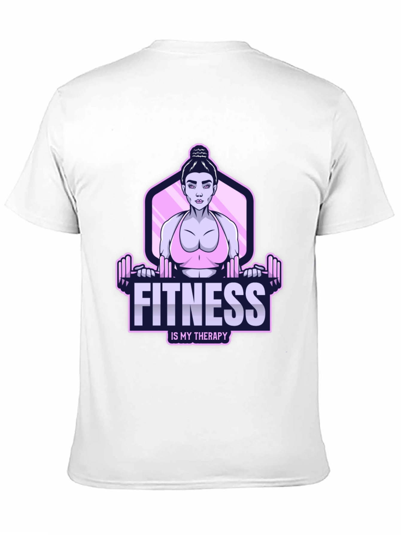 Fitness Therapy Graphic Tee - Workout Motivation Shirt