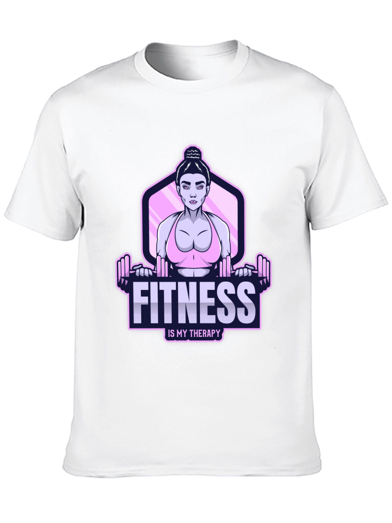 Fitness Therapy Graphic Tee - Workout Motivation Shirt