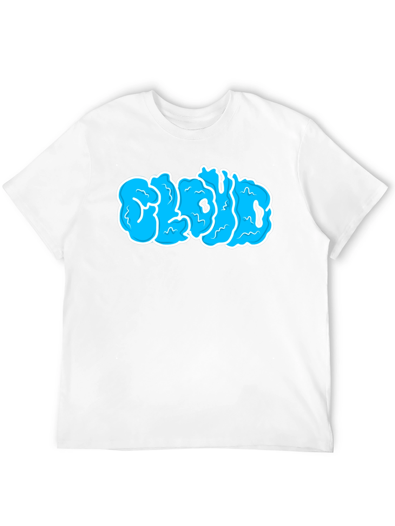 Cloud Graphic T-Shirt - Black Cotton Tee