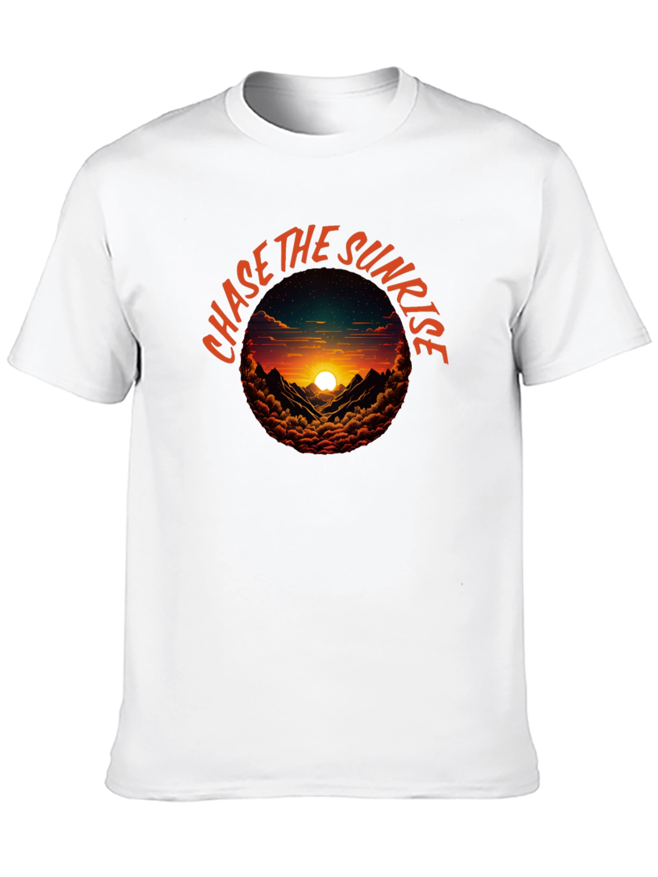 Chase The Sunrise Graphic Tee - Black