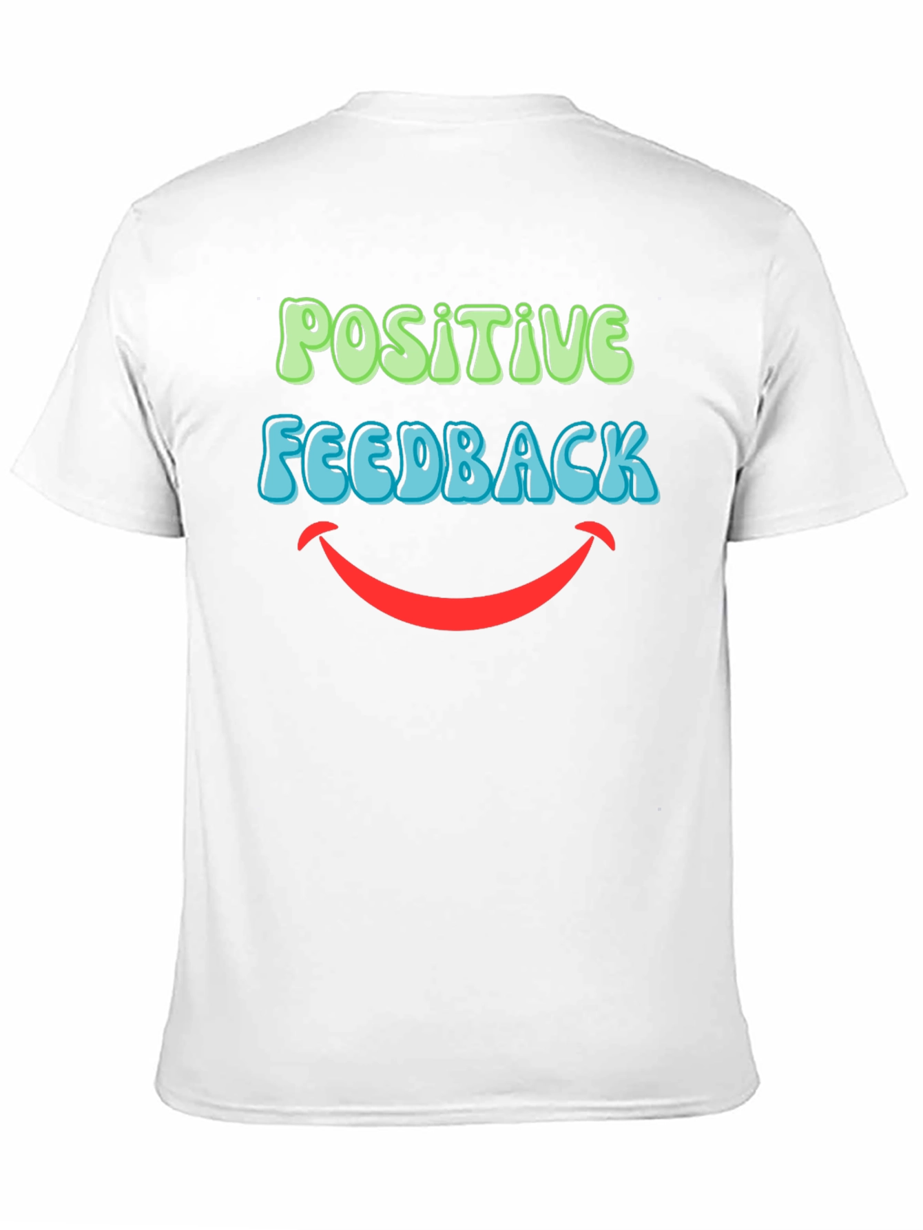 Positive Feedback Graphic T-Shirt - Black