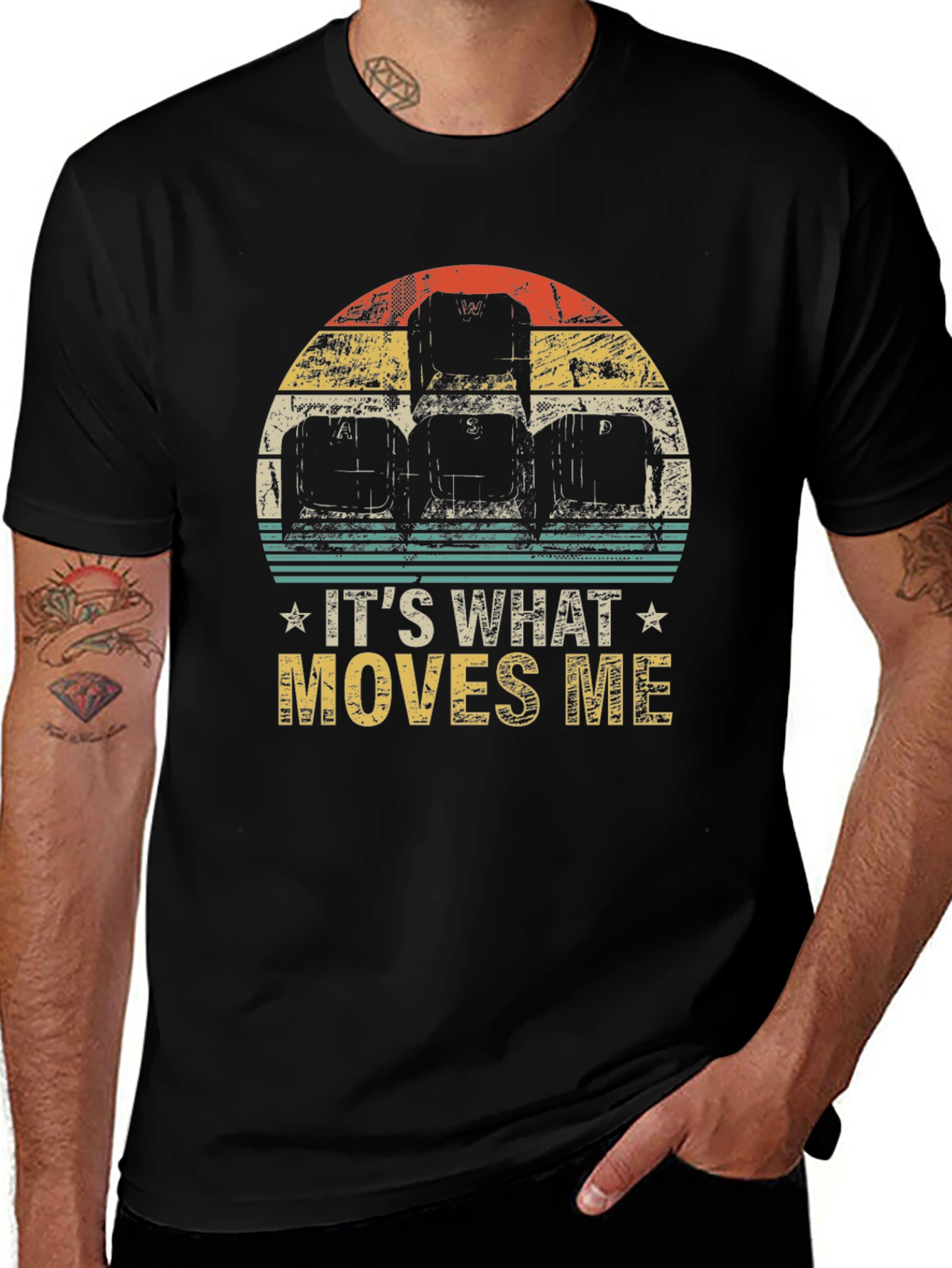 Retro Bowling T-Shirt - Its What Moves Me