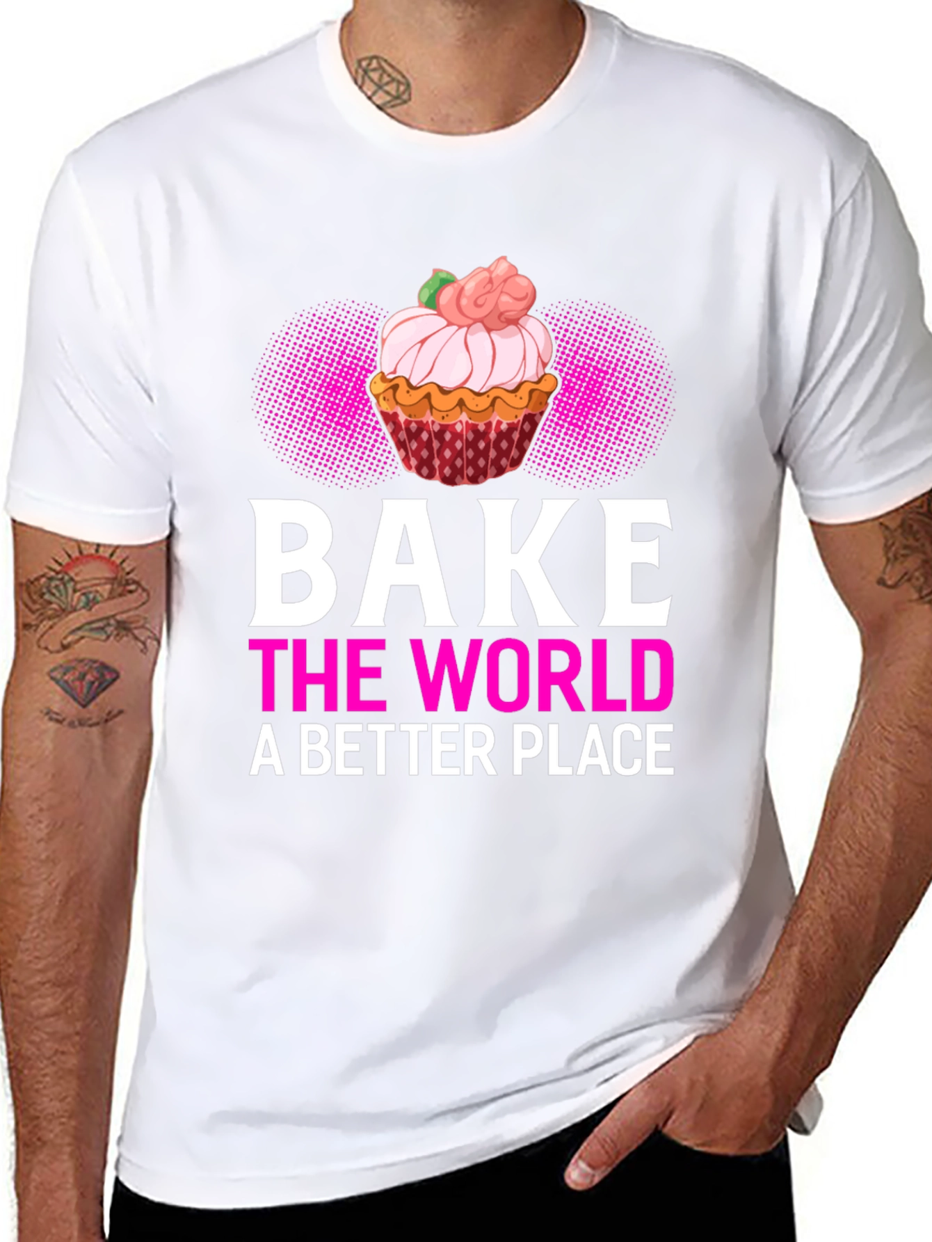 Bake the World Better T-Shirt | Baker Gift