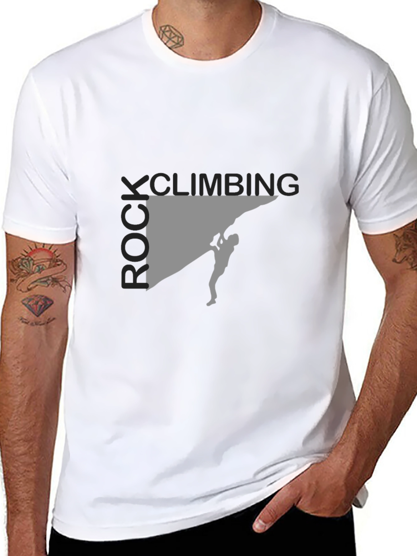 Rock Climbing Graphic Tee - Adventurous Style