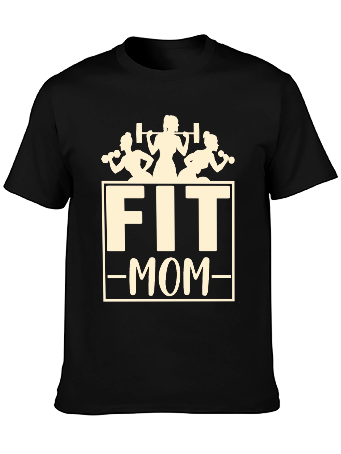 Fit Mom Graphic T-Shirt - Workout Fitness Apparel