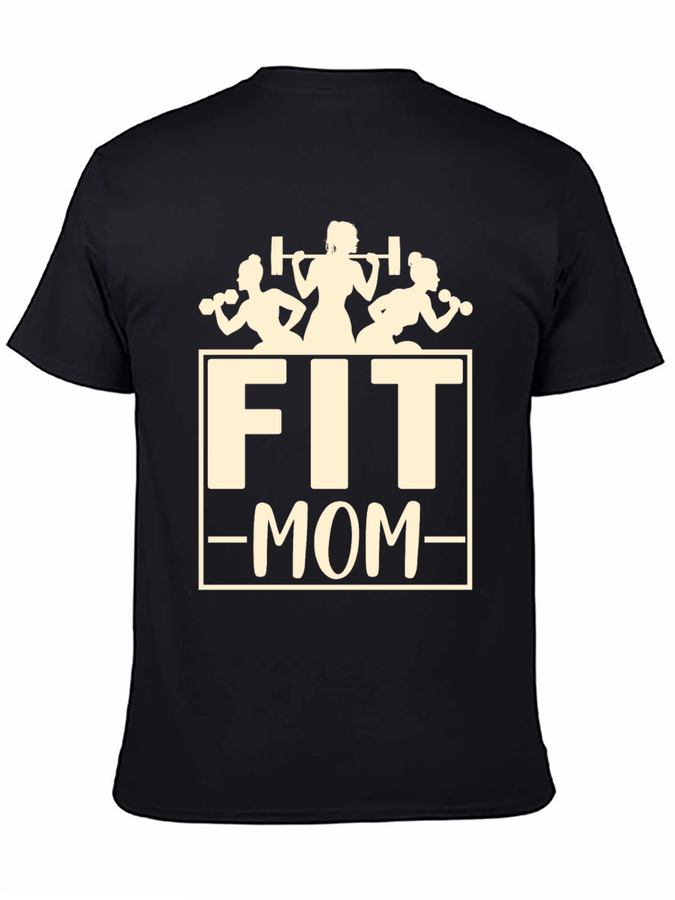 Fit Mom Graphic T-Shirt - Workout Fitness Apparel
