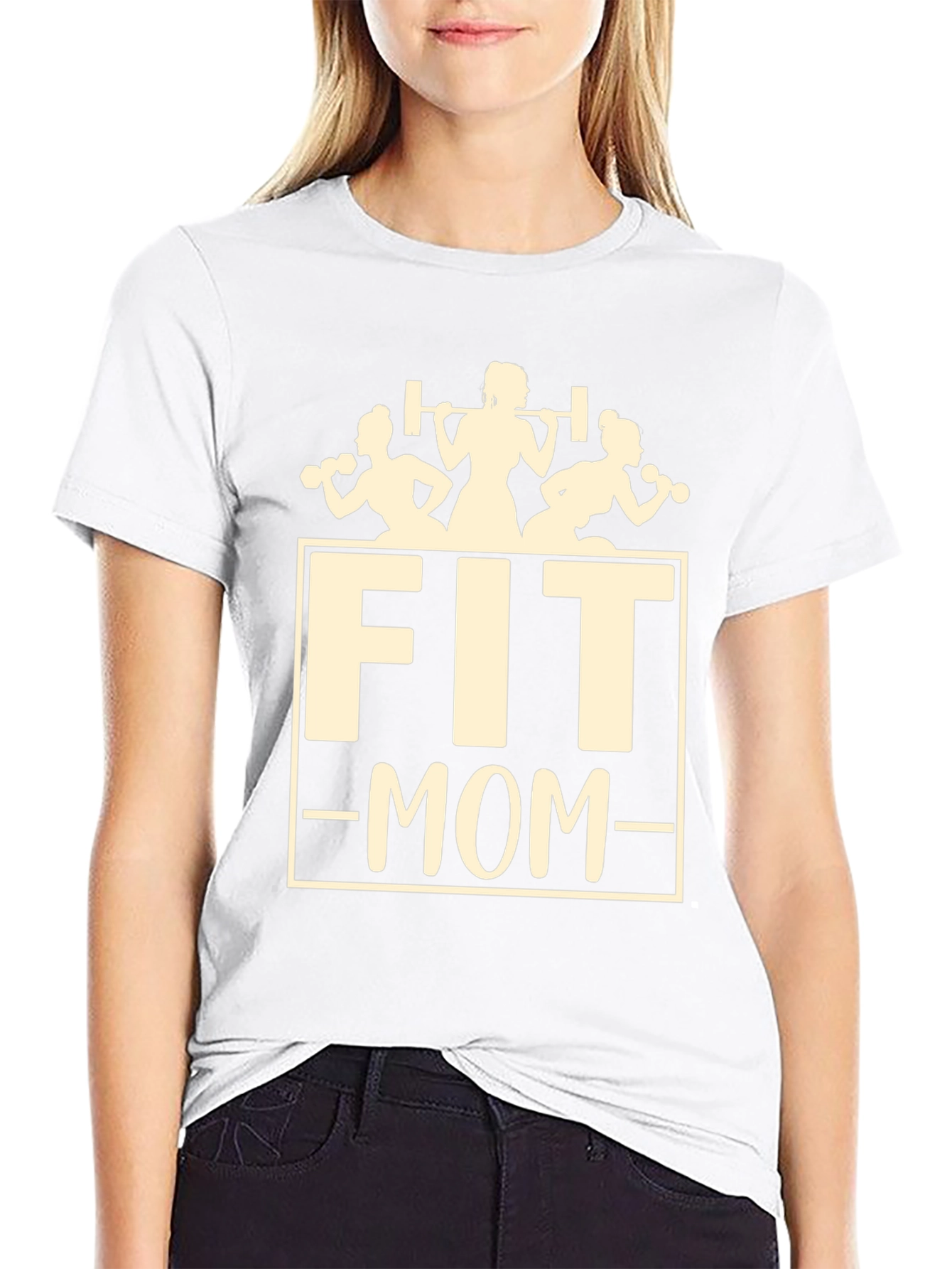 Fit Mom Graphic T-Shirt - Workout Fitness Apparel