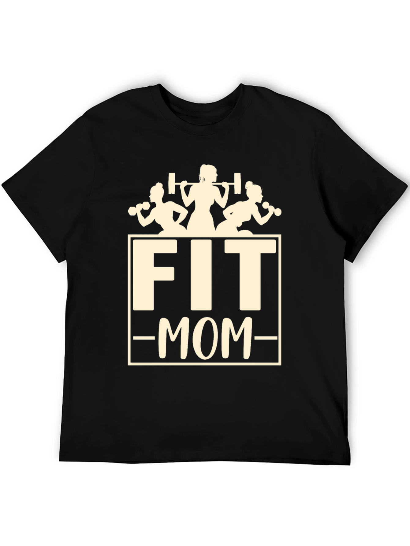 Fit Mom Graphic T-Shirt - Workout Fitness Apparel