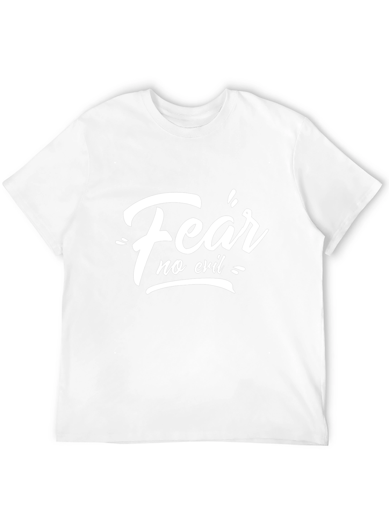 Fear No Evil Black Graphic Tee