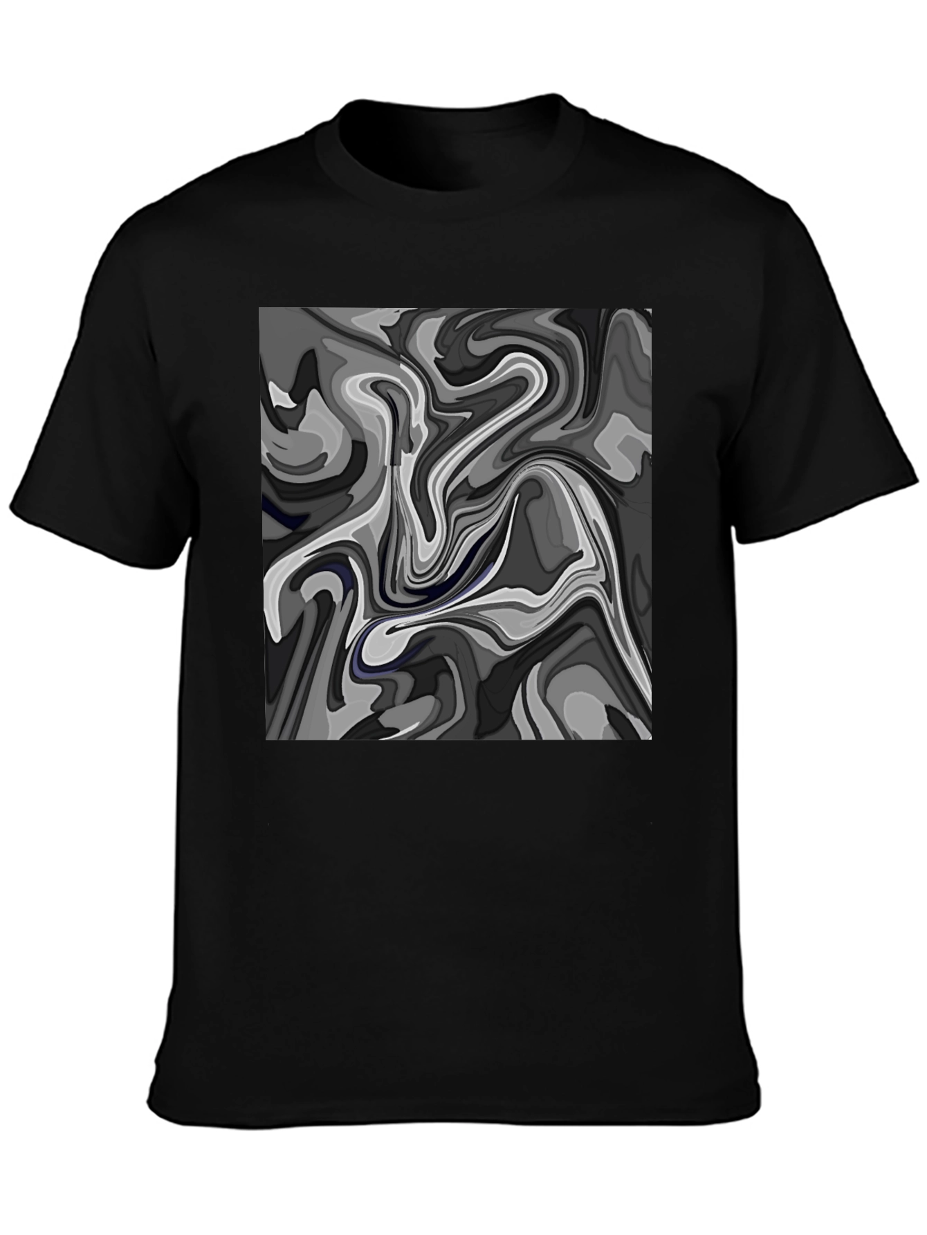 Abstract Swirl Graphic T-Shirt