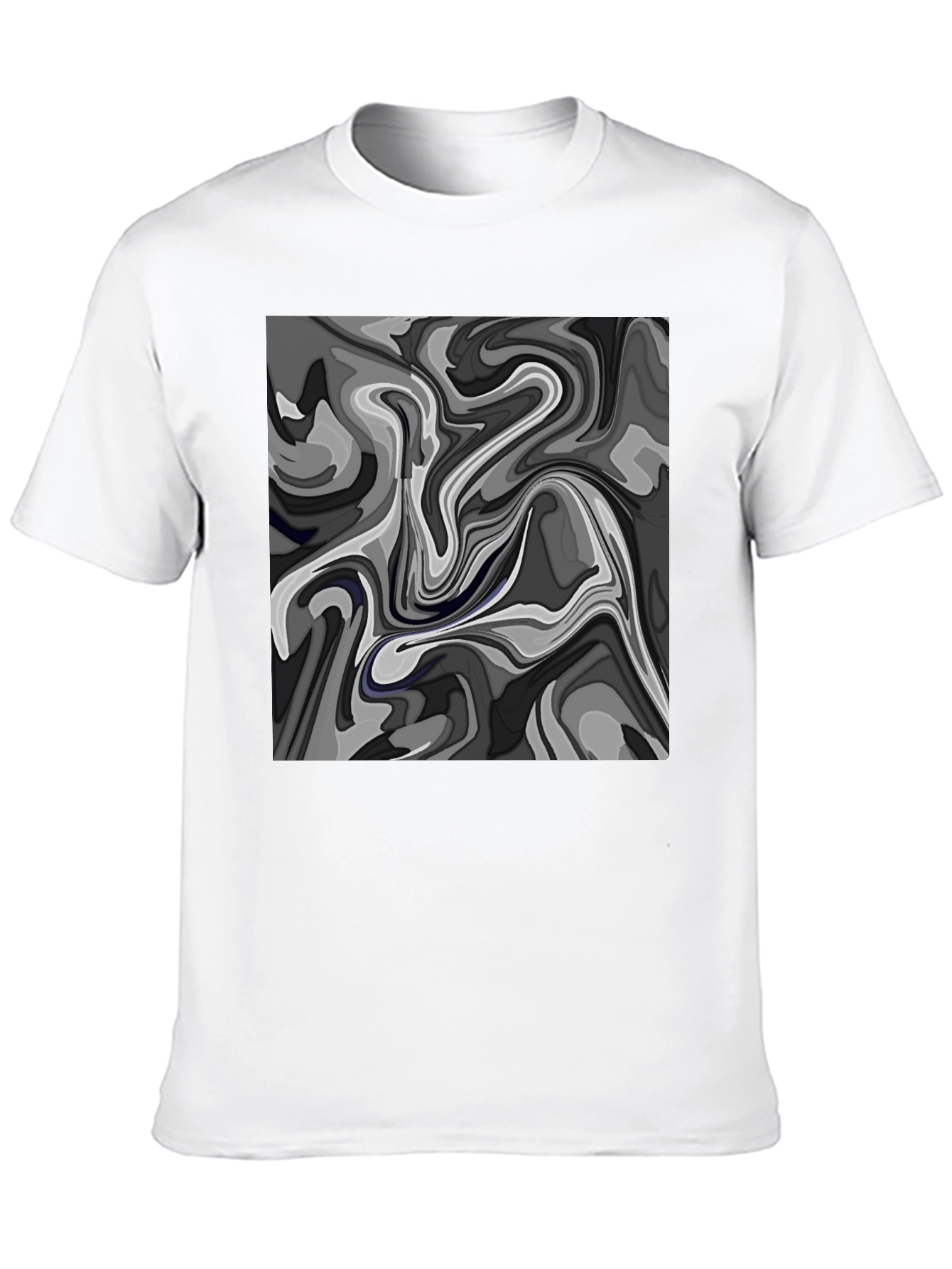 Abstract Swirl Graphic T-Shirt