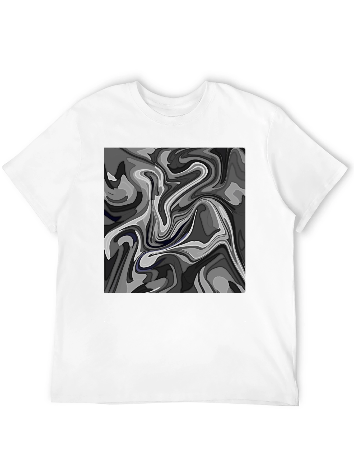 Abstract Swirl Graphic T-Shirt