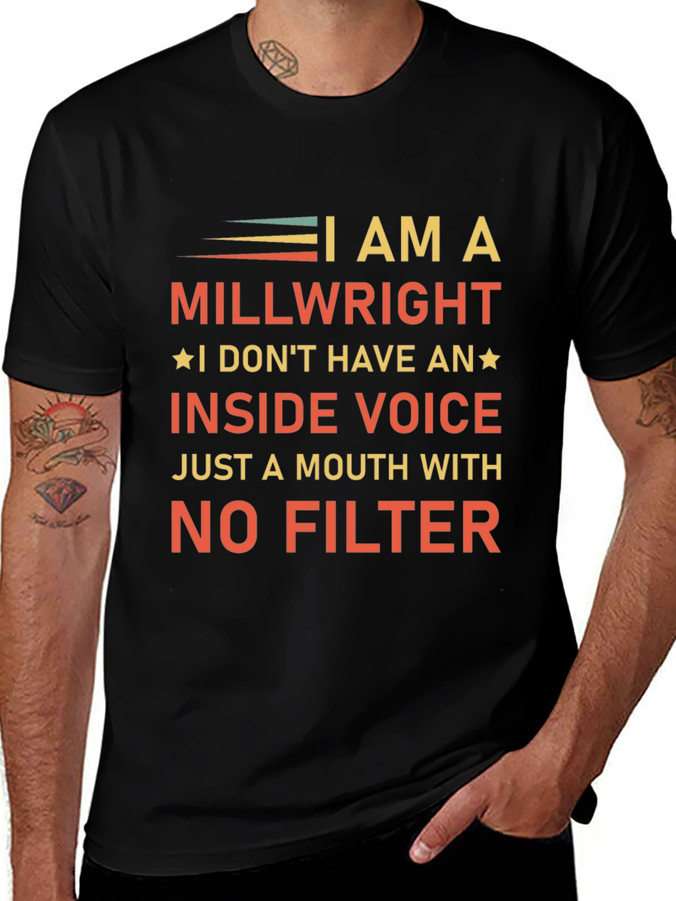 I AM A Millwright Graphic T-Shirt