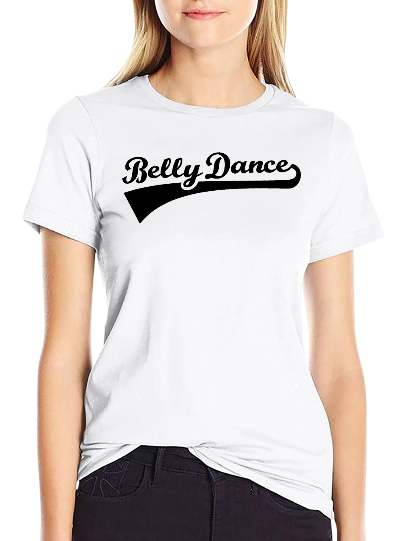 Belly Dance Graphic Tee - Classic Style