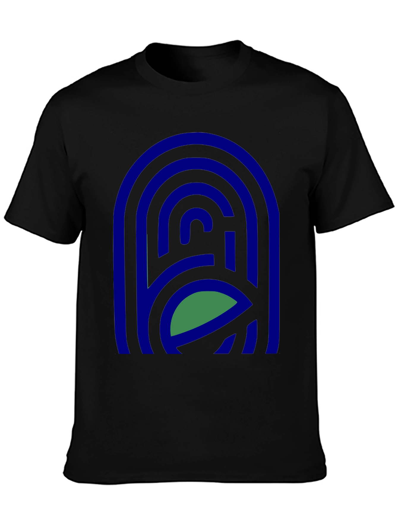 Abstract Graphic Tee - Modern Design Casual Style