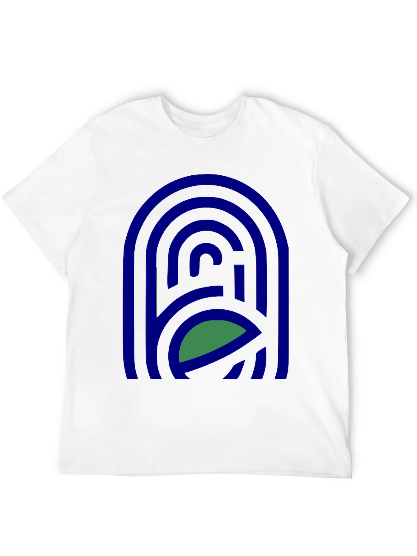Abstract Graphic Tee - Modern Design Casual Style