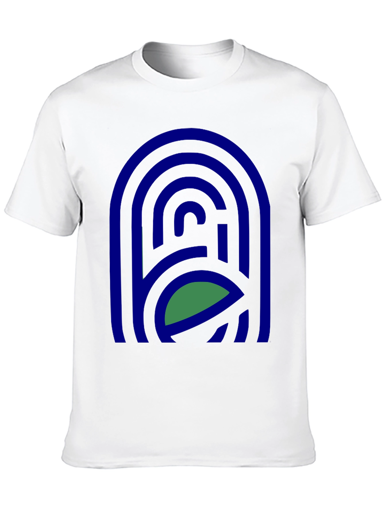 Abstract Graphic Tee - Modern Design Casual Style