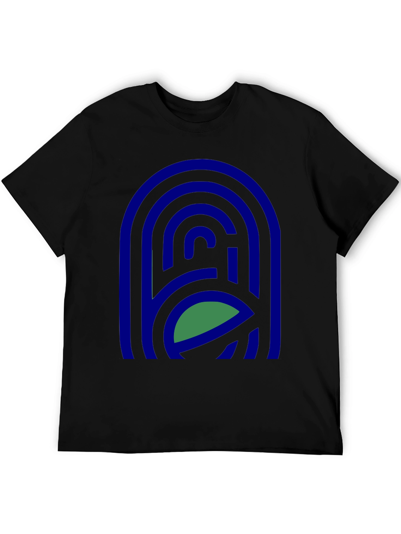 Abstract Graphic Tee - Modern Design Casual Style