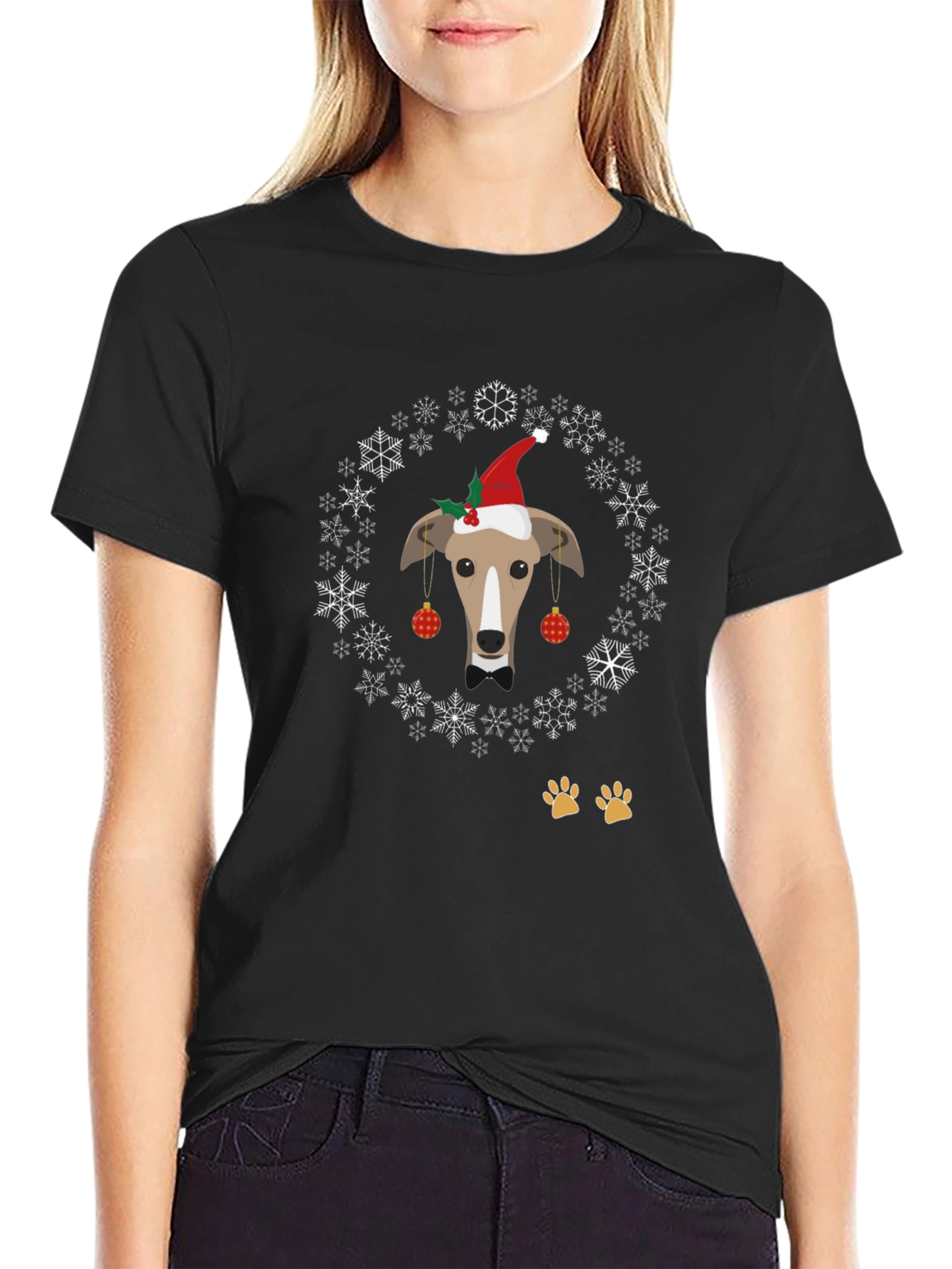 Holiday Greyhound T-Shirt