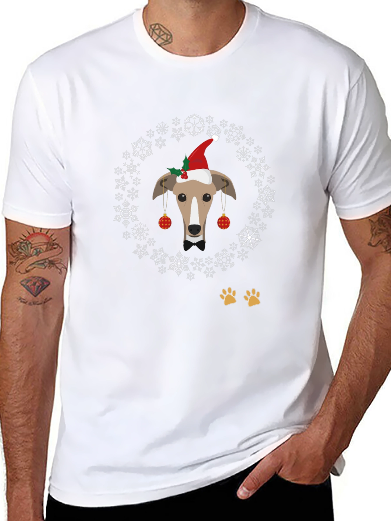 Holiday Greyhound T-Shirt