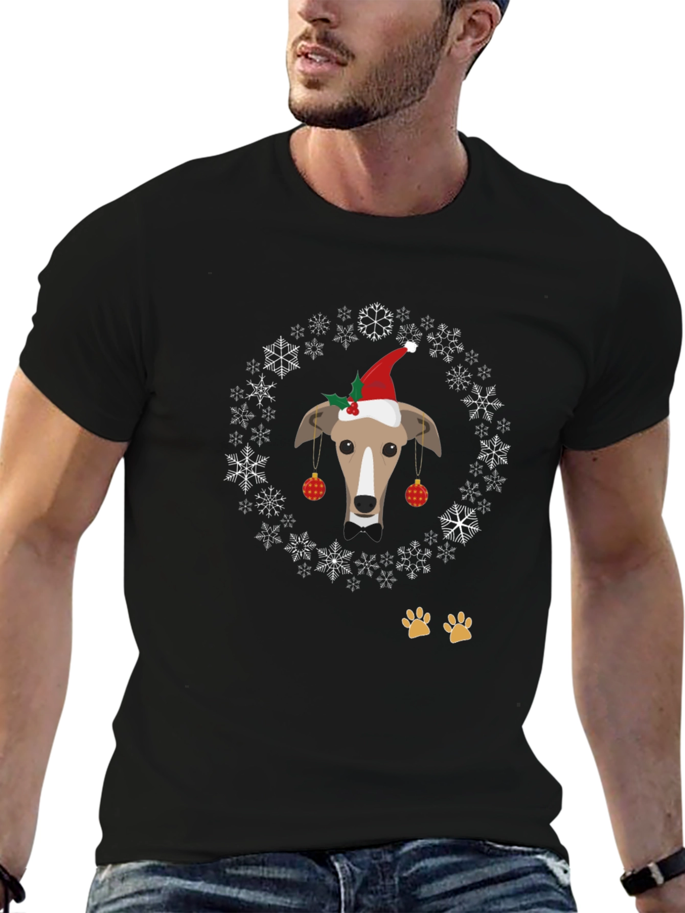 Holiday Greyhound T-Shirt