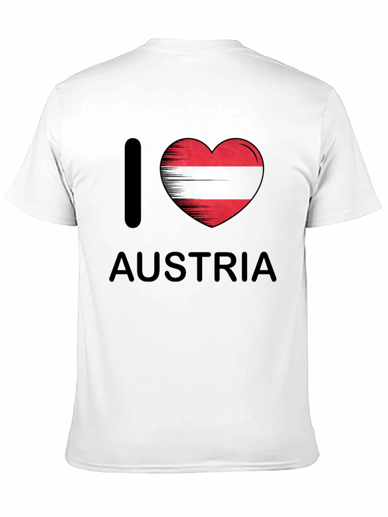 I Heart Austria Graphic Tee - Black