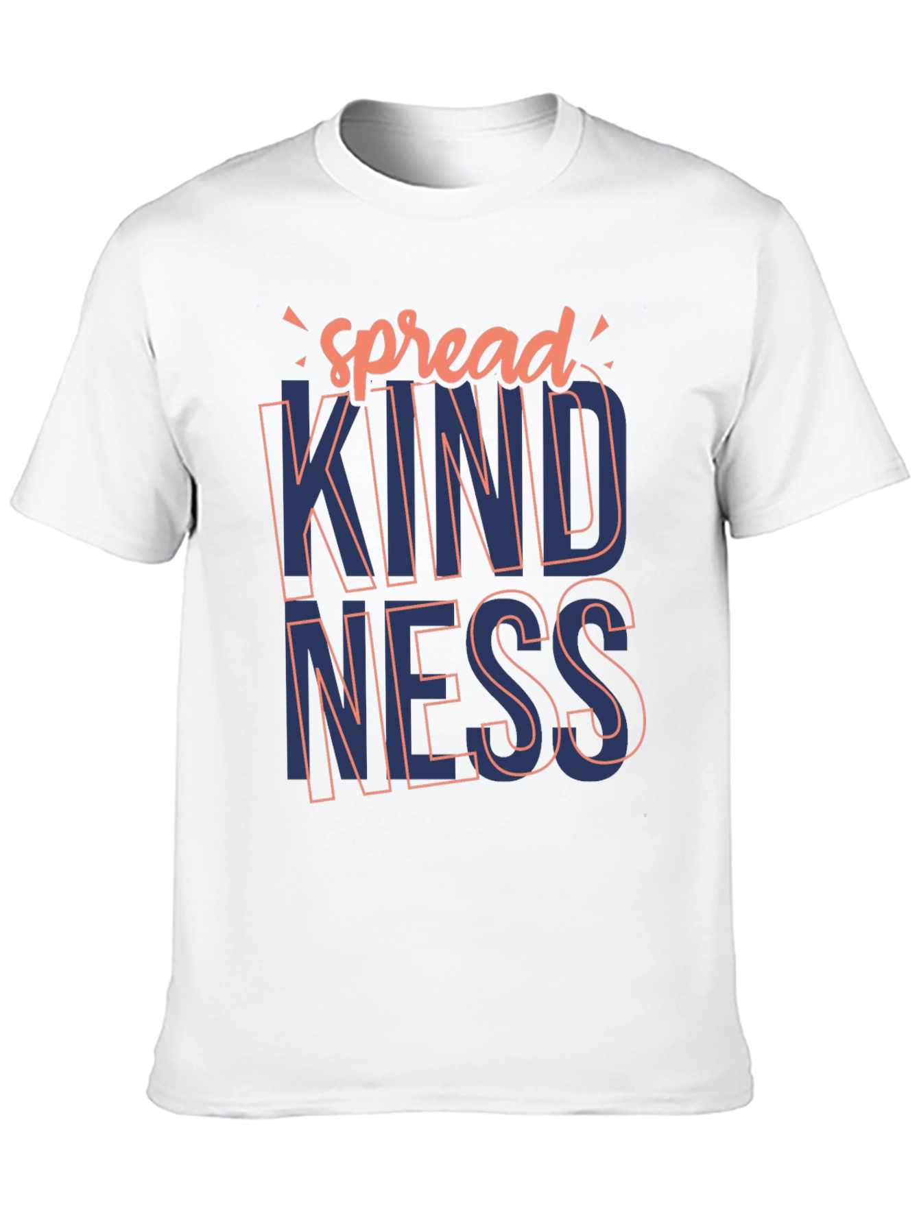 Spread Kindness Graphic Tee - Stylish Mens Black T-Shirt