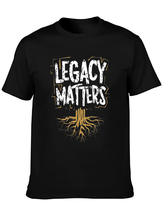 Legacy Matters Graphic Tee - Black Cotton Shirt
