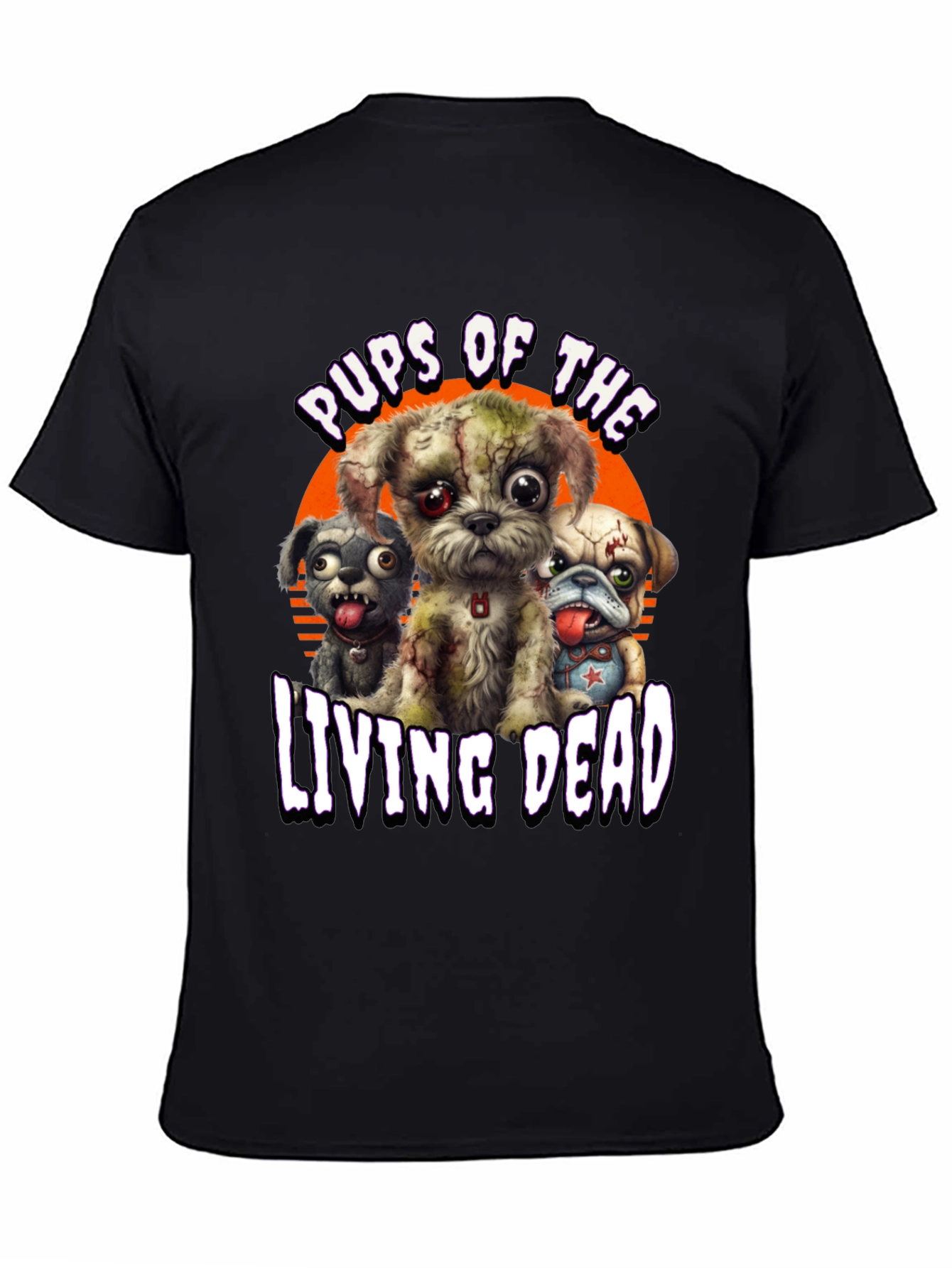 Pups of the Living Dead T-Shirt - Zombie Dogs
