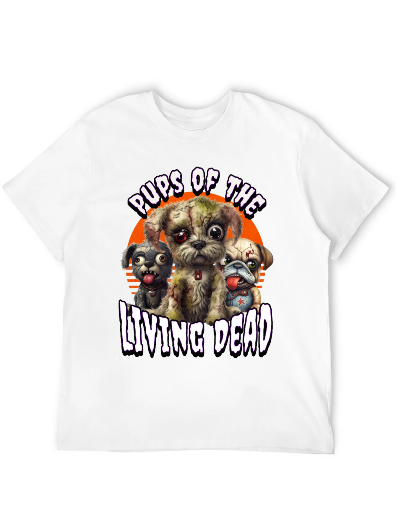 Pups of the Living Dead T-Shirt - Zombie Dogs