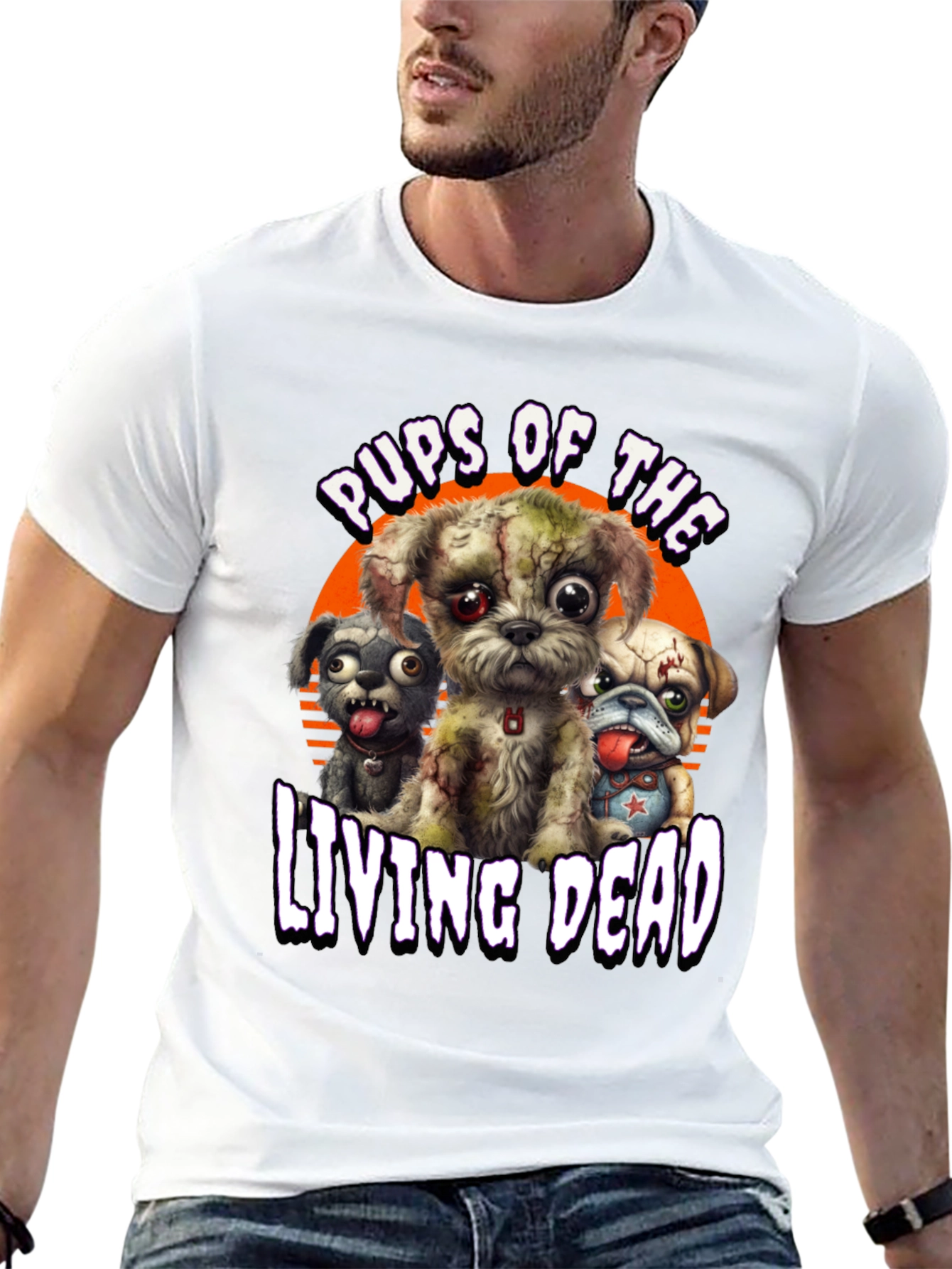 Pups of the Living Dead T-Shirt - Zombie Dogs