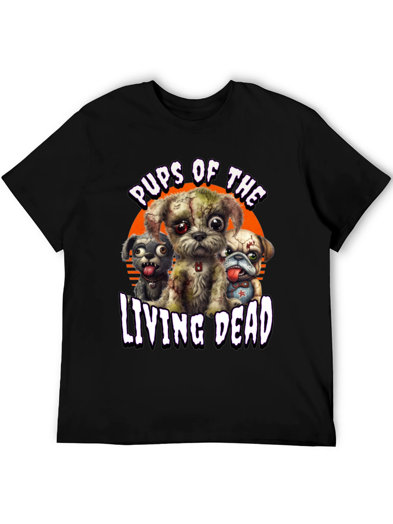 Pups of the Living Dead T-Shirt - Zombie Dogs