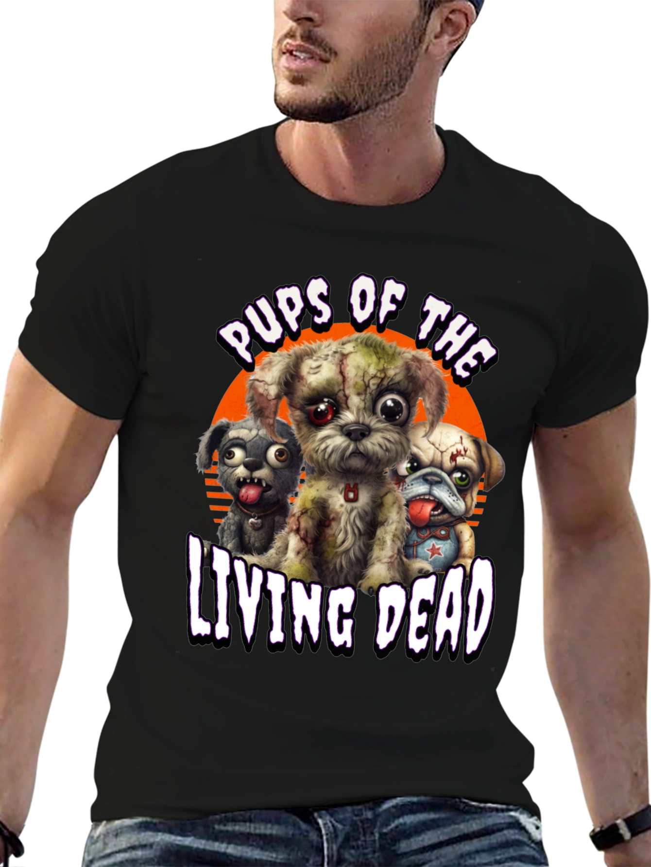 Pups of the Living Dead T-Shirt - Zombie Dogs