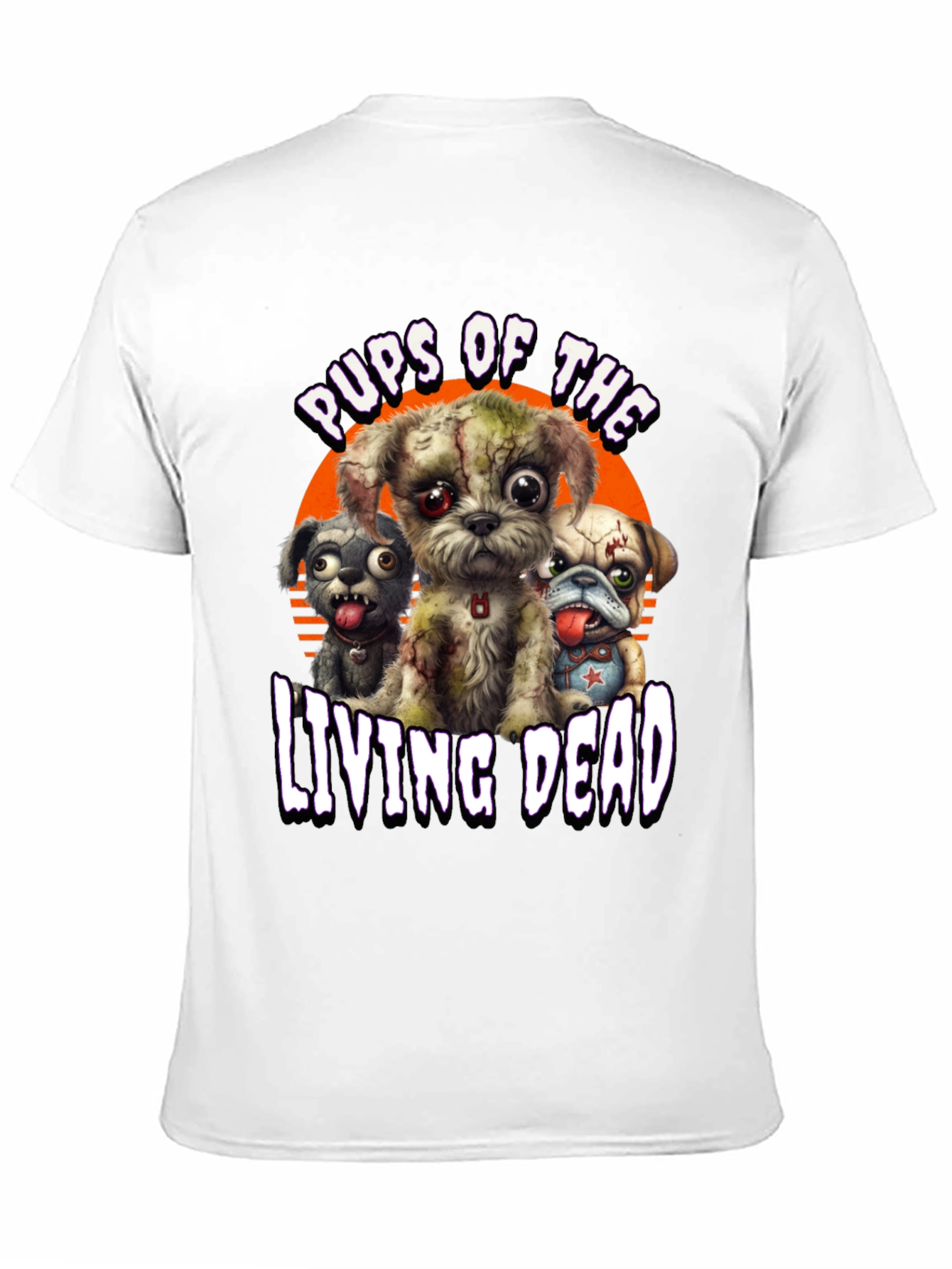 Pups of the Living Dead T-Shirt - Zombie Dogs
