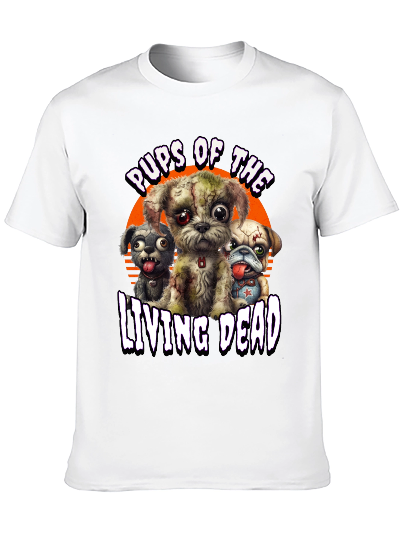Pups of the Living Dead T-Shirt - Zombie Dogs