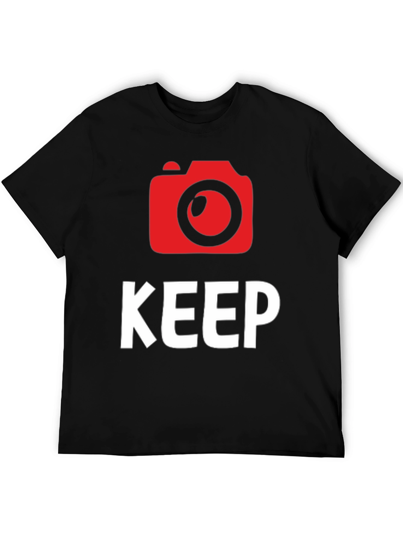 Keep Shooting Camera Graphic Tee - Black