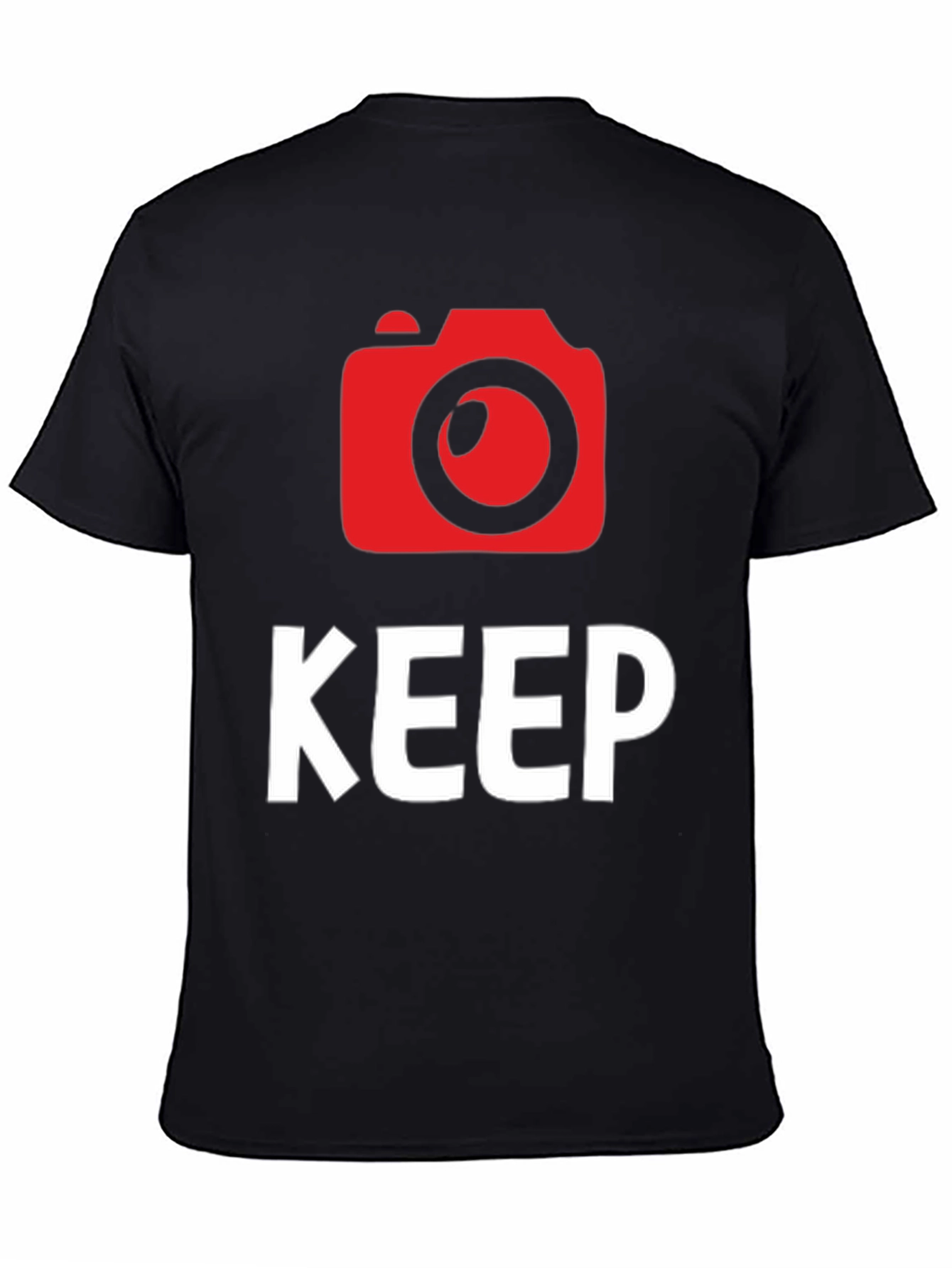 Keep Shooting Camera Graphic Tee - Black