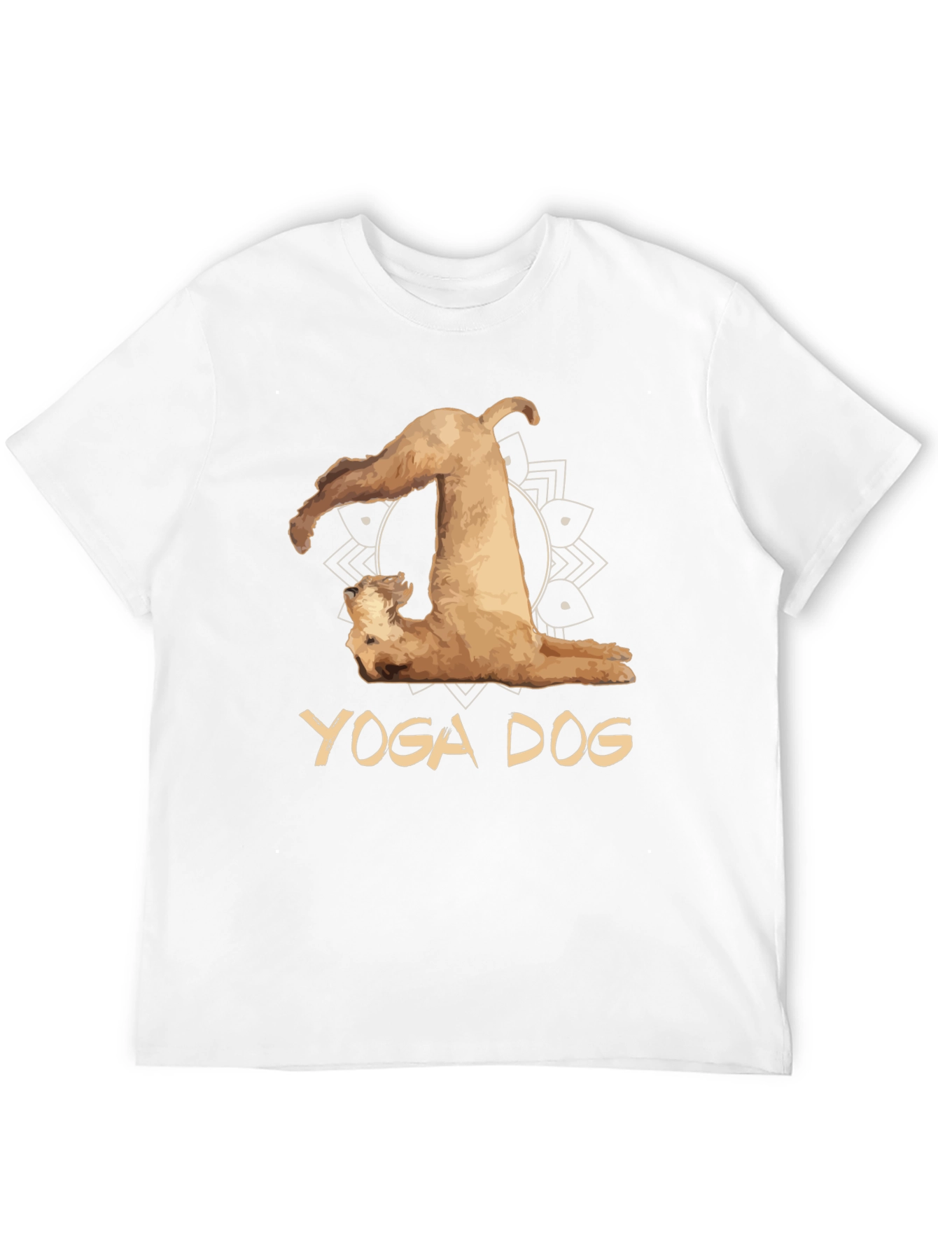 Yoga Dog Black T-Shirt - Mens Graphic Tee