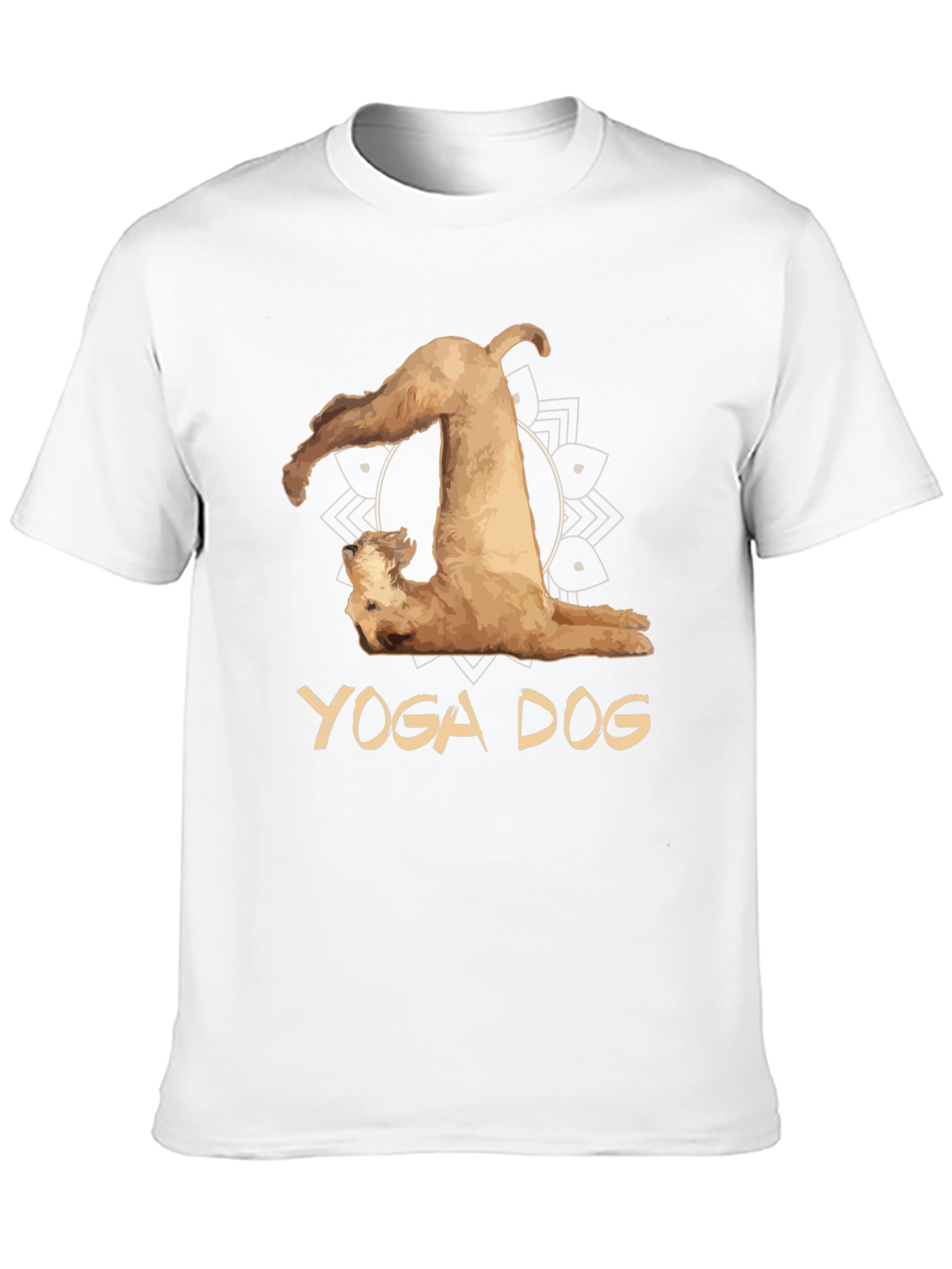 Yoga Dog Black T-Shirt - Mens Graphic Tee